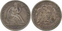 US Half Dollar 1873-CC Liberty Seated Half Dollar Arrows VF Uncertified #318 None -