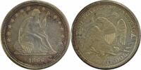US Quarter 1866-S Liberty Seated Silver Quarter EF Uncertified #1045 None -