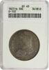 US Half Dollar 1827/6 Bust Silver Half Dollar EF45 ANACS None -