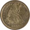 US Half Dime 1840-O Liberty Seated Silver Half Dime No Drapery Choice AU Uncertified #145 None -