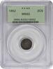 US Three Cent 1852 Three Cent Silver MS63 PCGS None -