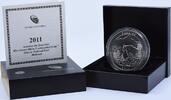 US Quarter 2011-P 5 oz Silver Burnished Glacier National Park Quarter Choice BU Uncertified None -