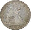 US Half Dollar 1869 Liberty Seated Half Dollar AU Uncertified #802 None -