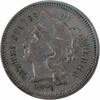 US Three Cent 1870 Three Cent Nickel EF Uncertified None -