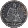US Quarter 1853-O Liberty Seated Quarter Arrows and Rays VF Uncertified #253 None -