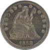 US Quarter 1858 Liberty Seated Quarter Choice EF Uncertified #107 None -