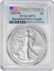 US Dollar 2025-W $1 American Silver Eagle Burnished SP70 First Strike PCGS First Strike / Early Releases -
