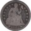 US Dime 1853 Liberty Seated Silver Dime Arrows G Uncertified None -