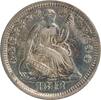 US Half Dime 1848 Liberty Seated Silver Half Dime AU Uncertified #1014 None -