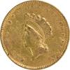 US Dollar 1855 $1 Gold Type 2 VF (Bent) Uncertified #216 None -