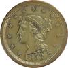 US Cent 1853 Large Cent AU Uncertified #618 None -