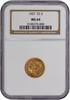US Two and a Half Dollar 1927 $2.50 Gold Indian MS64 NGC None -
