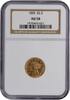 US Two and a Half Dollar 1855 $2.50 Gold Liberty Head AU58 NGC None -