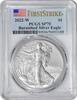US Dollar 2022-W $1 American Silver Eagle Burnished SP70 First Strike PCGS First Strike / Early Releases -