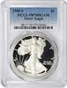 US Dollar 1988-S $1 American Silver Eagle PR70DCAM PCGS None -