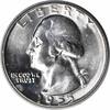 US Quarter 1955 Washington Silver Quarter MS63 Uncertified None -