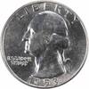 US Quarter 1953 Washington Silver Quarter AU Uncertified None -