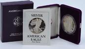 US Dollar 1988-S $1 American Proof Silver Eagle in Original Government Packaging None -