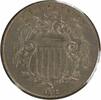 US Nickel 1872 Shield Nickel RPD FS-305 AU58 Uncertified #600 None -
