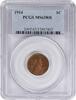 US Cent 1914 Lincoln Cent MS63RB PCGS None -