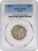 US Quarter 1917 Standing Liberty Silver Quarter Type 2 VF35 PCGS None -