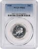US Quarter 1938 Washington Silver Quarter PR64 PCGS None -