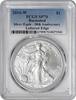 US Dollar 2016-W $1 American Silver Eagle Burnished 30th Anniversary Lettered Edge SP70 PCGS None -