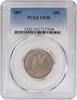 US Quarter 1857 Liberty Seated Silver Quarter VF30 PCGS None -