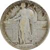 US Quarter 1917-D Standing Liberty Silver Quarter Type 1 F Uncertified #252 None -