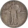 US Quarter 1921 Standing Liberty Silver Quarter VF Uncertified #206 None -