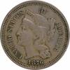 US Three Cent 1876 Three Cent Nickel Choice EF Uncertified #300 None -