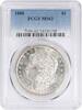 US Dollar 1880 Morgan Silver Dollar MS63 PCGS None -