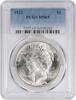 US Dollar 1922 Peace Silver Dollar MS65 PCGS None -