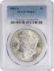 US Dollar 1882-S Morgan Silver Dollar MS64+ PCGS None -