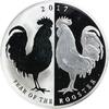 US Five Dollar 2017 Tokelau $5 Year of the Rooster Limited Edition Silver 171/500 PRF OGP -