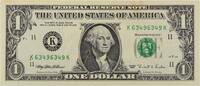 US Dollar 1995 $1 Federal Reserve Bank Note Repeater Serial #s Choice UNC Uncertified -