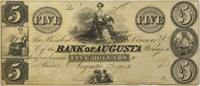 US Five Dollar $5 Bank of Augusta Georgia GA1520-20 EF Uncertified -