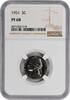 US Nickel 1951 Jefferson Nickel PR68 NGC None -