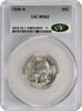 US Quarter 1936-D Washington Silver Quarter MS62 CACG None -