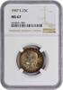 US Quarter 1947-S Washington Silver Quarter MS67 NGC None -