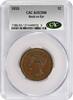 US Cent 1855 No Mint Mark 1855 Large Cent Knob on Ear AU53BN CACG None AU 426,19 EUR  Excl. 51,14 EUR Verzending