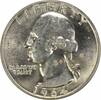 US Quarter 1964-D Washington Silver Quarter MS63 Uncertified None -