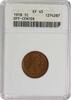 US Cent 1918 Lincoln Cent Off Center EF45 ANACS None -