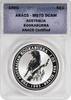 US 1995 Australia $1 Kookaburra .999 Silver MS70 DCAM ANACS -