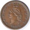 US Token 1863 Civil War Token French Liberty Patriotic 13/297 AU Uncertified #637 -