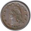 US 1863 Civil War Token Patriotic Conical Cap 6D/310 AU Uncertified #652 -