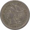 US Three Cent 1883 Three Cent Nickel AU Uncertified #331 None -