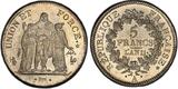 France 5 Francs Union et Force  AN11 Paris PCGS MS62 Splendide à Fleur de coin très rare