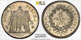 France 5 Francs Union et Force  AN11 Paris PCGS MS62 Splendide à Fleur de coin très rare