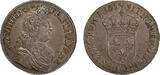 France Demi-écu 1681 Louis XIV  du Parlement Lyon UNC à Fleur de coin rare Qualité